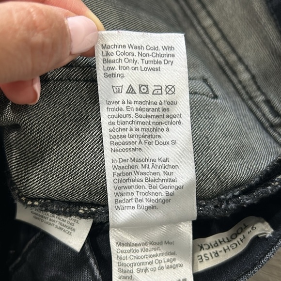 J.crew • 9" high-rise toothpick jean in Charcoal wash size 26 - Picture 11 of 12